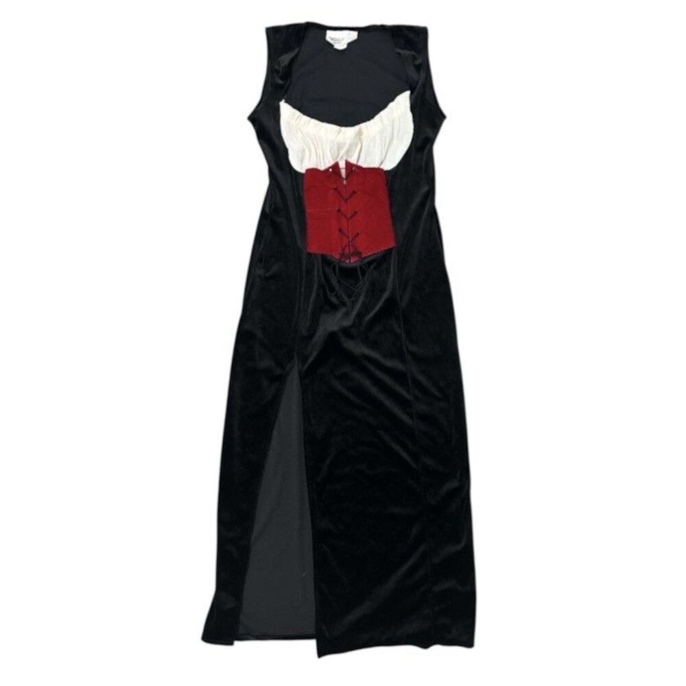 Vintage 90s Cinema Secrets Costume Dress Corset Gothic Medieval Renaissance 14